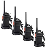 Retevis RT24 Plus Funkgeräte Set, Walkie Talkies Erwachsene 16 Kanäle IPx4 Wetterschutz,...