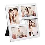 SONGMICS Bilderrahmen, Mehrfachbilderrahmen für 4 Fotos, Fotogröße 10 x 15 cm,...
