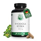 Rhodiola Rosea | 120 Kapseln | Hochdosiert: 500 mg pro Kapsel | Vegan | 4 Monate Vorrat |...