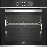 Beko BBIM13400XS Einbaubackofen mit 13 Heizarten, 71 l Garraum-Volumen, PizzaPro,...