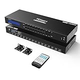 TESmart 8x8 HDMI Matrix Switch 4K@30Hz UHD | 8 in 8 Out HDMI Matrix Switcher HDCP 1.4...