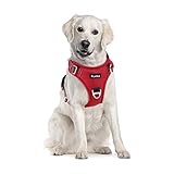 Funfox Hundegeschirr für Große Hunde No Pull Geschirr Einstellbar Anti Zug...