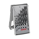 Bosch Professional 7tlg. Holzspiralbohrer-Set (für Weich- und Hartholz, Ø 3-10 mm,...