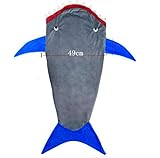 TIE-DailyNec Hai Schlafsack, Weiche kuschelige Hai-Decke, Double Polar Fleece Tail Decke...