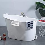 Mobile Badewanne, Ideal für das kleines Badezimmer, 97x52x65cm, Stylisch und...