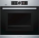 Bosch HNG6764S6 Serie 8 Smarter Einbau-Backofen mit Mikrowellenfunktion, 60 x 60 cm, 800...