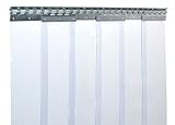 PVC Streifenvorhang Lamellen 2x200mm Höhe 2,00m x Breite 1,20m, fertig vormontiert,...