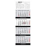 Kombi 4-Monatskalender 2023 Bürokalender großer Wandkalender vier Monate Planer mit...