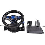 PC Game Racing Wheels, 180 Grad Drehbares Rennrad und Pedale,...