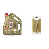 Castrol EDGE 5W-30 LL Motorenöl 5L + MANN-FILTER Ölfilter HU 7008 Z - Ölfilter Satz mit...