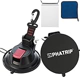 PHATRIP 2er Set Groß Saugnapf Haken Camping Saughaken bis 25 KG Extra Stark Saugnäpfe...