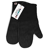 Big Red House Ofenhandschuhe mit der Hitzebeständigkeit von Silikon und der Flexibilität...
