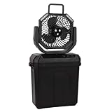 Sorandy Nebellüfter Tragbarer 6L -Bucket, 20000mah Wiederaufladbare Campinglüfter mit...
