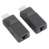 HDMI Extender, 165FT RJ45 zu HDMI Extender Ethernet Kabel Konverter über Cat 5e/6 HDCP...