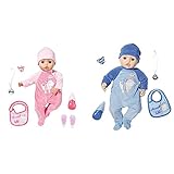 Baby Annabell Zapf Creation 706299 Annabell 43 cm & Zapf Creation 706305 Alexander 43 cm -...