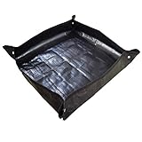 HelloCreate Umtopfmatte Indoor Gartenmatte Faltbare Transing Tarp 29,5x29,5in1 Schmutzig...