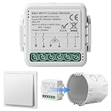 WiFi-Smart-Rollladenschaltermodul, Tuya WiFi Rolladenschalter Modul, 2.4GHz Alexa Smart...