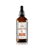 BIO Karottenöl 100 ml | Hautöl | 100% rein, kaltgepresst | aus deutschen Karottenwurzeln...