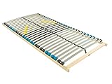 BMM Lattenrost 90x200 cm Standard 28 Federholzleisten/TÜV Zertifiziert/7 Zonen/zur...