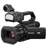 Panasonic HC-X2000E Profi Camcorder (4K Video, Kamera mit LEICA Objektiv, 25mm Weitwinkel,...