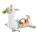 FISHER-PRICE 4-in-1 Lama Spielkissen - Hochwertiges Spielkissen für Babys ab der Geburt...