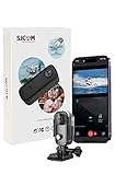 SJCAM C100+ Kleine Action-Taschenkamera Wearable, 4K30fps WiFi Kamera, APP-Steuerung,...