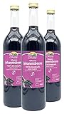 Bleichhof Schwarzer Johannisbeersaft - 100% Direktsaft, vegan, OHNE Zuckerzusatz, 3er Pack...