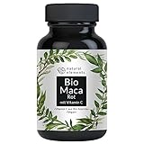 Bio Maca Rot - 3000 mg Bio Maca rot pro Tagesdosis - 180 Kapseln - Mit natürlichem...