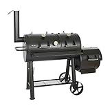 Mayer Barbecue RAUCHA 20 Zoll Longhorn Smoker MS-600 Master Smoker-Grill Grillwagen XXL,...