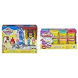Play-Doh Drizzy Eismaschine mit Toppings, inklusive Drizzle Knete und 6 Farben & A5417EU9...
