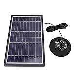 Solar-Springbrunnenpumpe, 10 V 10 W, mehrere Durchflussmodi, Solarpumpe, schwimmender...