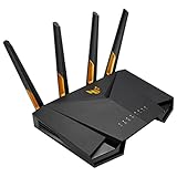 ASUS TUF Gaming AX3000 V2 Dual Band WLAN Gaming Router (WiFi 6, bis zu 3000 Mbit/s, Mobile...