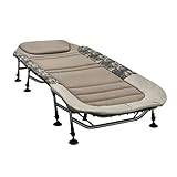 Anglerliege XL bis 150kg Fort Knox Karpfenliege X-Pro Camo Angelliege Bedchair Gartenliege...