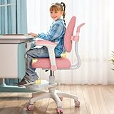 OSKOPWRC Kinder-Schreibtischstuhl, Drehstuhl für Kinder, mit verstellbarer Höhe und...