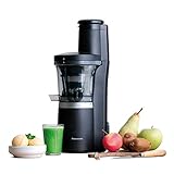 Panasonic Slow Juicer MJ-L700KXE, elektrische Fruchtpresse, Entsaften von ganzen Früchten...