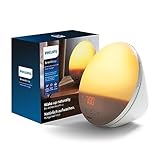 Philips HF3531/01 Wake-Up Light (Sonnenaufgangfunktion, Touchdisplay, 7 Wecktöne,...