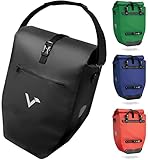 Valkental - Große & wasserdichte Gepäckträgertasche - 28L Füllvolumen - Fahrradtasche...