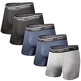 BAMBOO COOL Herren-Unterwäsche, Boxershorts, weich, bequem, atmungsaktiv, Bambus-Viskose,...