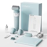 Unibono All-in-One Elektrischer Ladyshaver Kit für Frauen, Blau