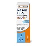 NasenDuo® Nasenspray Kinder: Hilfe gegen Schnupfen und eine verstopfte Nase -...