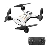 XiaoXIN Ferngesteuerte Mini-Drohne mit Dual-Kamera, 4K Faltbarer kopfloser Quadrocopter...