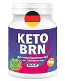 KETO BURN NIGHT - Koffeinfrei mit Glucomannan & Chrom aus Deutschland | Unterstützt den...