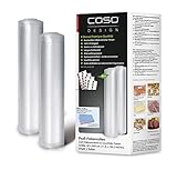 CASO Profi- Folienrollen 30x600 cm/2 Rollen, für alle Vakuumierer, BPA-frei, sehr stark &...