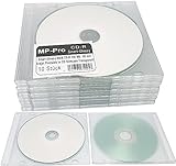Smart Glossy Bedruckbare CD-R Rohlinge 80min/700MB Inkjet Printable Weiß Glänzend (10...