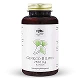 KRÄUTERHANDEL SANKT ANTON® - Ginkgo Biloba 7.500 Supra Kapseln - Hochdosiert -...