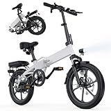 Finbike E-Bike Klappbar,16 Zoll Elektrofahrrad 7.8Ah Akku Diebstahlschutz,E-Faltrad mit...