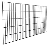 Doppelstabmatte Element 2,5 m 6/5/6 NUR MATTE Gittermatte Zaunelement Anthrazitgrau 1830...