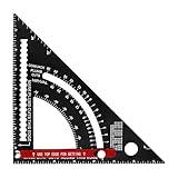 Hattba Schreinerwinkel Holzbearbeitungsmesswerkzeug Sparrenrahmenwinkel 19,1 cm...