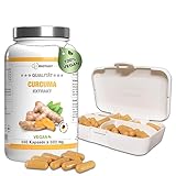 Curcuma Extrakt – 240 Kapseln – Curcumingehalt je Tagesportion entspricht 17.500 mg...