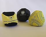 Juggle Pro Footbag Hacky Sack Freestyle Footbag Ultrasuede, 3 Stück